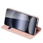 Xiaomi Redmi Note 14 4G (163,25mm) rózsaszín DUX DUCIS pénztárca tok SKIN PRO