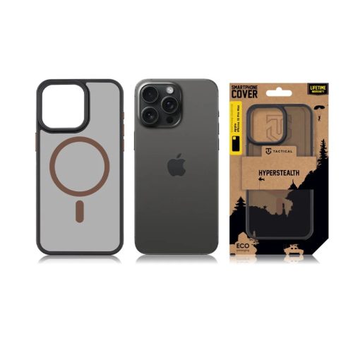 Tactical MagForce Hyperstealth 2.0 tok iPhone 15 Pro Max Black/Moucha Moose