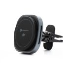 FORCELL F-GRIP Air Mag (F-07) mágneses autós tartó szellőzőhöz vezetéknélküli töltéssel kompatibilis MagSafe Qi2 15W szürke