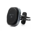 FORCELL F-GRIP Air Mag (F-07) mágneses autós tartó szellőzőhöz vezetéknélküli töltéssel kompatibilis MagSafe Qi2 15W szürke