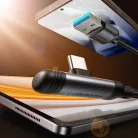 Joyroom S-A56 EnjoyX sorozatú 90° USB-A - USB-C 3A kábel 1.2m - fekete