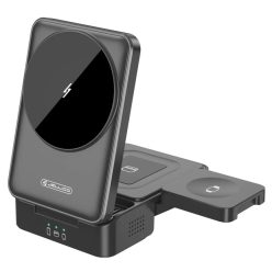 Vezeték nélküli töltő JELLICO 3 az 1-ben W25 15W Fekete