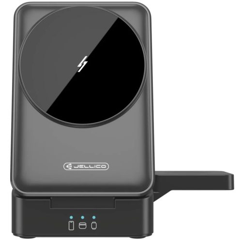 Vezeték nélküli töltő JELLICO 3 az 1-ben W25 15W Fekete