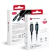 FORCELL F-ENERGY C277 kábel Type C to Type C QC4.0 PD 5A 100W Digitális 1,2 m fekete