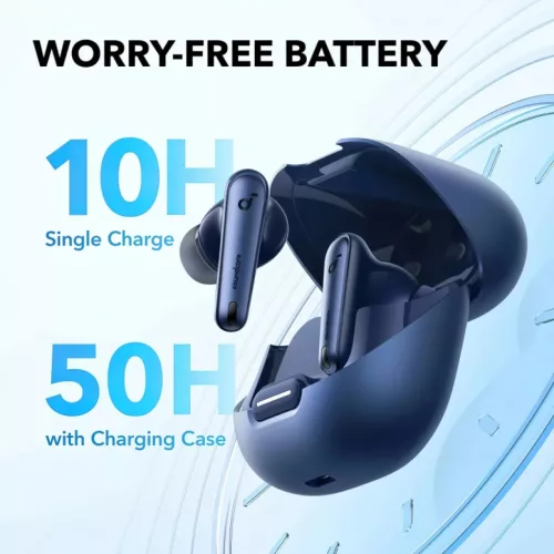 Anker SoundCore Liberty 4 NC, Kék A3947G31 fülhallgató, bluetooth headset