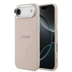 iPhone 17 Air Pink Guess PU Saffiano MagSafe tok