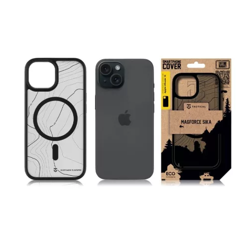 iPhone 15 Asphalt Tactical MagForce Hyperstealth Sika fliptok