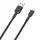 Dudao L9T 5A USB-A - USB-C kábel 1 m - Fekete