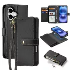 Dux Ducis Lawa bőr iPhone 16 tok - Fekete tok