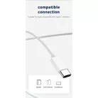 JELLICO vezetékes fülhallgató EP2A USB-C mikrofonnal 1.2M Fehér