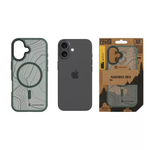 Tactical MagForce Hyperstealth Sika tok iPhone 16 Forest Green