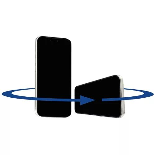 iPhone 15 ANANK 2.5D 360° Privacy kijelzővédő - Átlátszó üvegfólia
