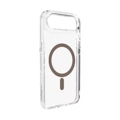   iPhone 17 Air Átlátszó barna gyűrűvel Puro Lite Mag TPU+PC tok MagSafe kompatibilitással tok