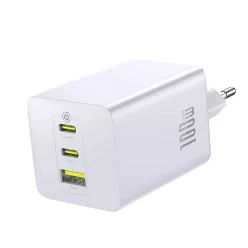   Baseus EnerFill FE11 2 x USB-C / USB-A 100W fali töltő - Fehér