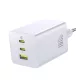 Baseus EnerFill FE11 2 x USB-C / USB-A 100W fali töltő - Fehér