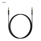 Dudao L12S AUX kábel mini jack 3.5mm 1m 3-pólusú sztereó - fekete