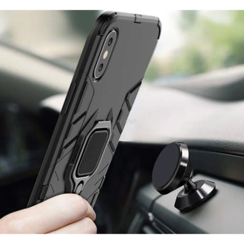 Armor Ring mágneses tok Huawei P40 fekete