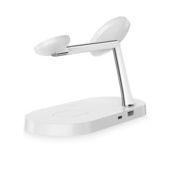   TECH-PROTECT A12 3 az 1-ben vezeték nélküli töltőállomás 15W MagSafe fehér