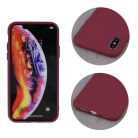 Szilikon tok  MOTOROLA MOTO G9 PLAY burgundy