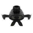 Univerzális Gravity autós telefontartó + vezeték nélküli töltő 15W szellőzőre fekete