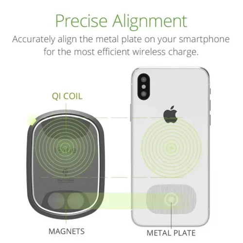iOttie iTap Wireless 2 Szellőzőre helyezhető mágneses autós telefontartó vezeték nélküli Qi töltéssel