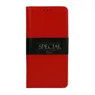 iPhone 13 Pro Max Book Special bőr fliptok piros