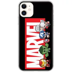 iPhone 13 Pro Max Marvel logós tok fekete