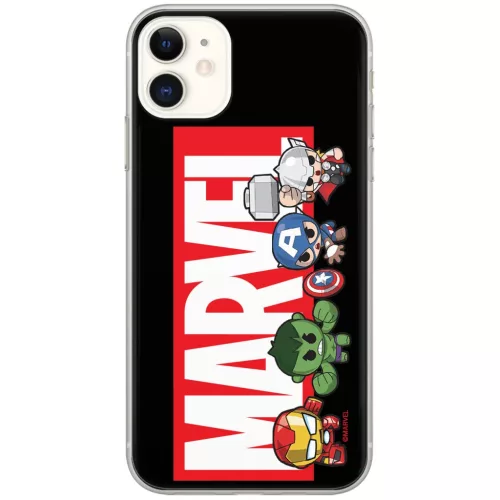 iPhone 13 Pro Max Marvel logós tok fekete
