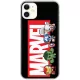 iPhone 13 Pro Max Marvel logós tok fekete
