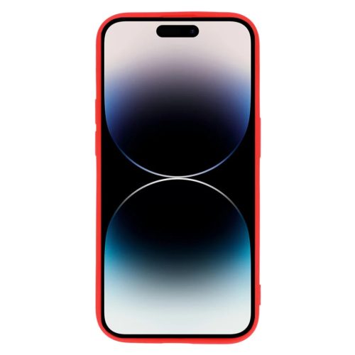 iPhone 14 Plus Vennus szilikon tok szív mintával piros