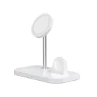 Tech-Protect QI15W-A22 induktív MagSafe töltő 3in1 MagSafe állvánnyal okostelefonhoz / Apple Watch-hoz / AirPods-hoz - fehér