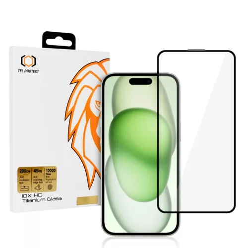 10X HD Titanium iPhone 16 üvegfólia