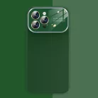 Puha szilikon lencsevédő tok iPhone 15 - zöld tok