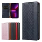 Magnet Strap Case tok iPhone 13 Pro-hoz Pénztárca Tok + Mini Nyakpánt Medál Kék