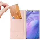 DUX DUCIS pénztárca tok SKIN PRO Samsung Galaxy S25 Ultra rózsaszín tok