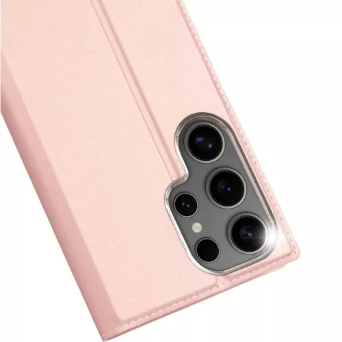 DUX DUCIS pénztárca tok SKIN PRO Samsung Galaxy S25 Ultra rózsaszín tok