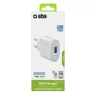 10 Watt USB utazó töltő Fehér