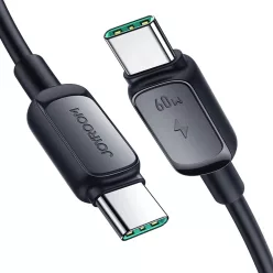   Joyroom Multi-Color Series A14 USB-C / USB-C 60W Kábel 1.2m - Fekete