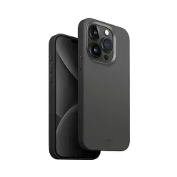   Uniq Lyden DS iPhone 15 Pro Max 6.7" Magclick töltő tok szürke-fekete/charcoal szürke-fekete tok