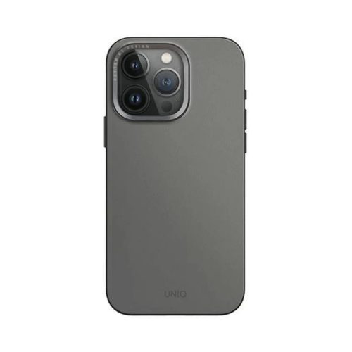 Uniq Lyden DS iPhone 15 Pro Max 6.7" Magclick töltő tok szürke-fekete/charcoal szürke-fekete tok