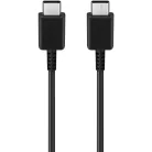 USB-C to USB-C kábel Samsung EP-DW767JBE, 25W, 3A, 1.8m, Fekete