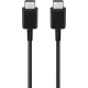 USB-C to USB-C kábel Samsung EP-DW767JBE, 25W, 3A, 1.8m, Fekete