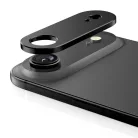 iPhone 17 Air fekete Tech-Protect Camalloy Fit+ kameravédő, üvegfólia