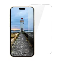   iPhone 15 Pro Átlátszó ANANK 3D Hajlított Képernyővédő üvegfólia