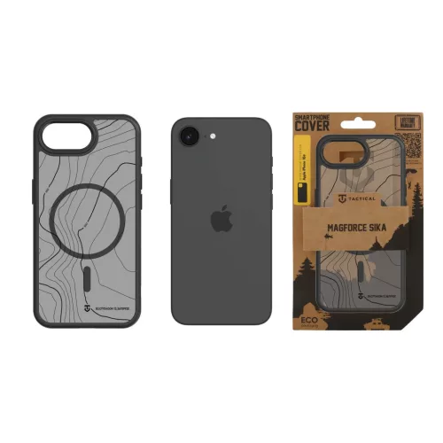 Tactical MagForce Hyperstealth Sika tok iPhone 16e/17e készülékhez Asphalt