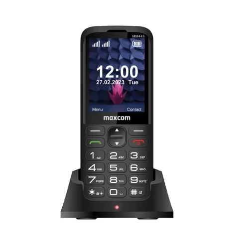 Mobiltelefon - MAXCOM MM 445 L FEKETE