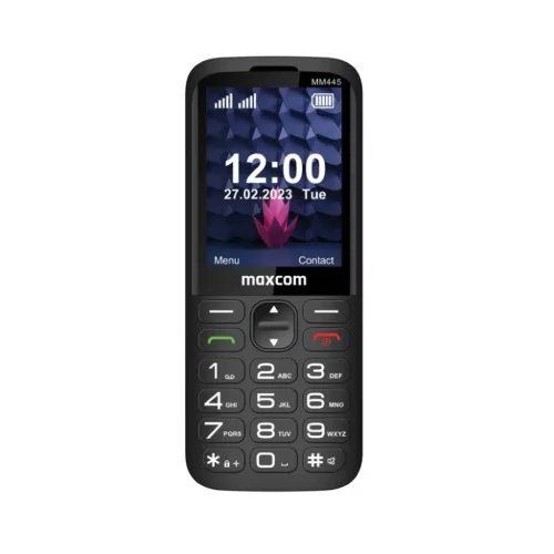 Mobiltelefon - MAXCOM MM 445 L FEKETE