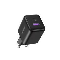   Hálózati töltő UGREEN X516, 30W, 3A, 1 x USB-A - 1 x USB-C, Fekete