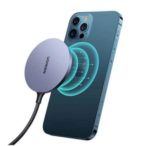UGREEN CD245 vezeték nélküli töltő, 15W, 1.67A, Szürke