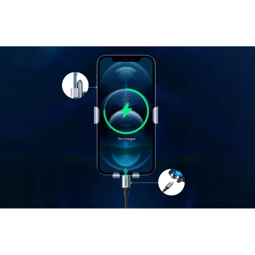 Ugreen LP274 Gravity autós telefontartó, szellőző lamellára fekete